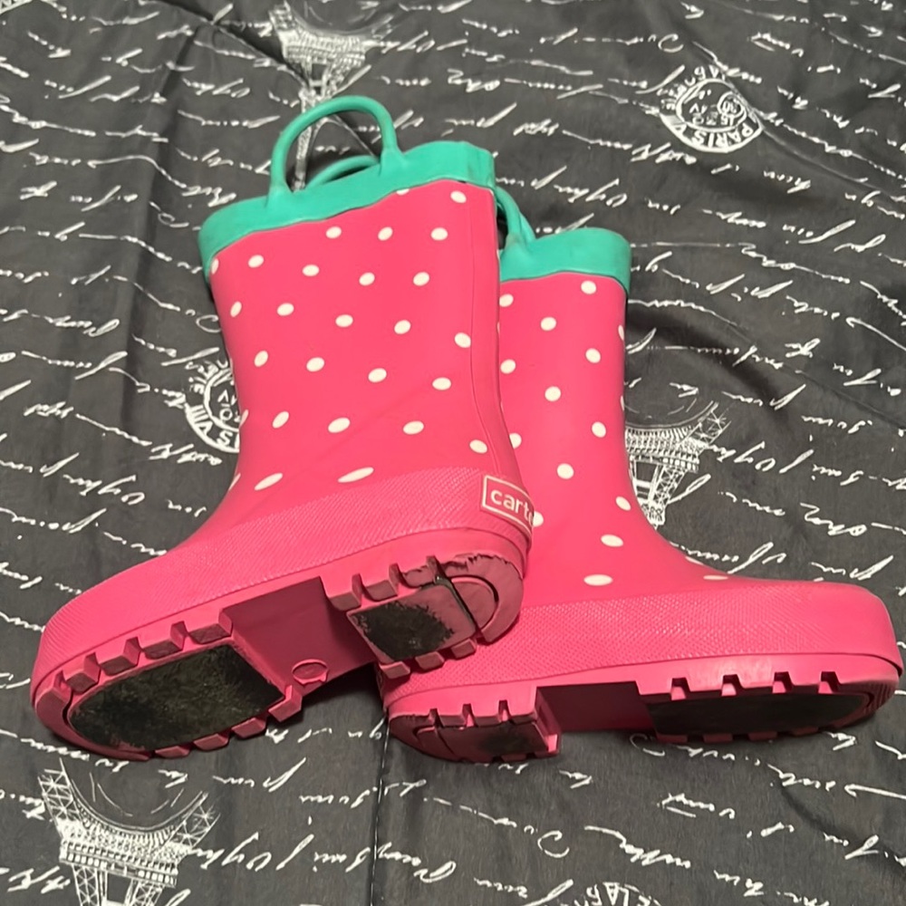 Carter’s Toddler Girl Polka Dot Rainboots